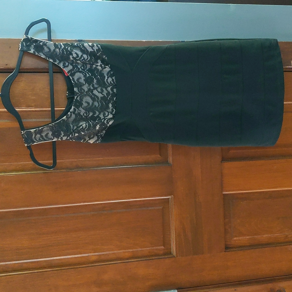 LIKE NEW Black Lace Dress XS